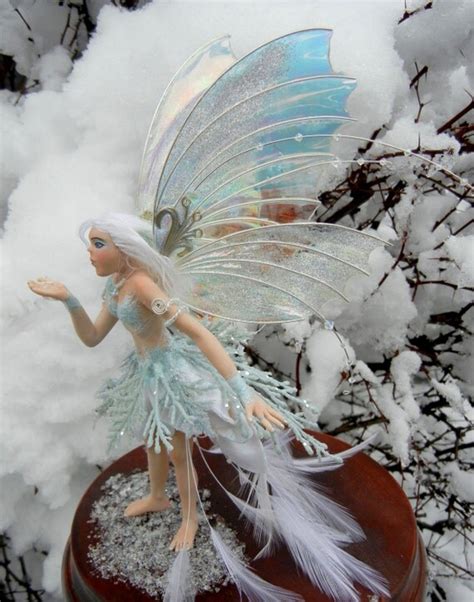 Winter Fairy Frost Fairy Frozen Faerie Snow By Thesilverbranch