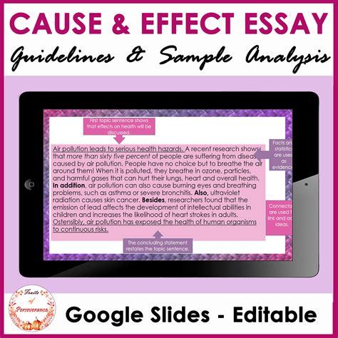 Cause And Effect Essay Writing Guidelines Sample Made By Teachers