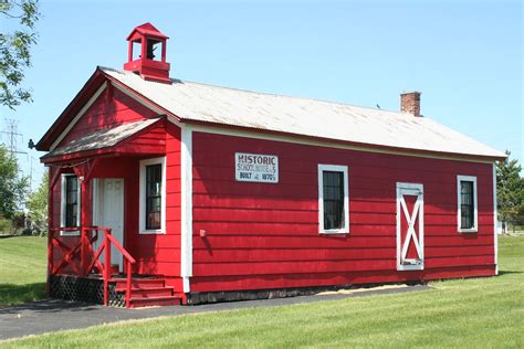 Little Red School House School Was Built In The 1870s Flickr