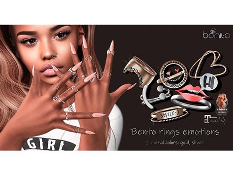 Second Life Marketplace Bonita Bento Rings Emotions