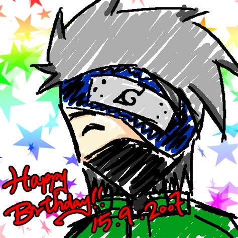 Happy Birthday To Kakashi By Inucat On Deviantart