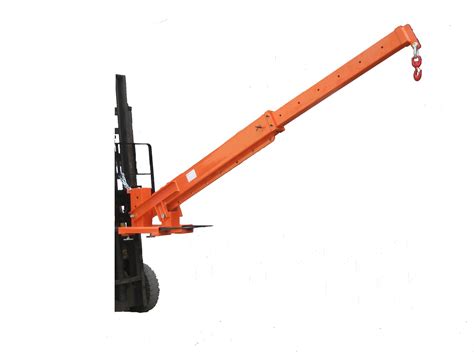 Adjustable Hoist Forklift Jib Boom Crane 6000 Lb Lift Capacity Truss