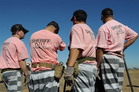 Maricopa County Jail Inmates Chain Gang Eduardo Barraza Photojournalist