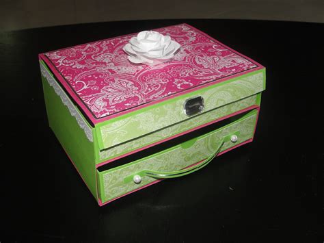 Anujas Craft Collage Stationery Box With Drawer