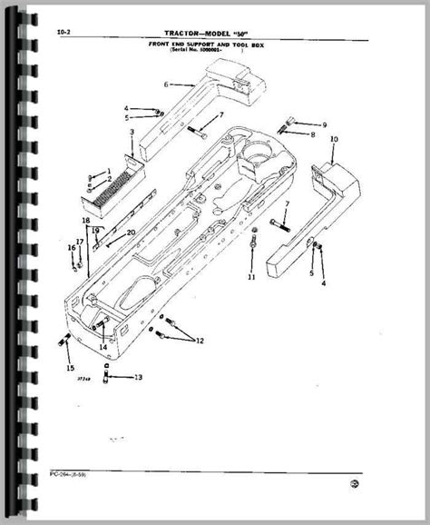 Parts Manual For John Deere 50 Gas Lp Tractor Catalog Exploded Views