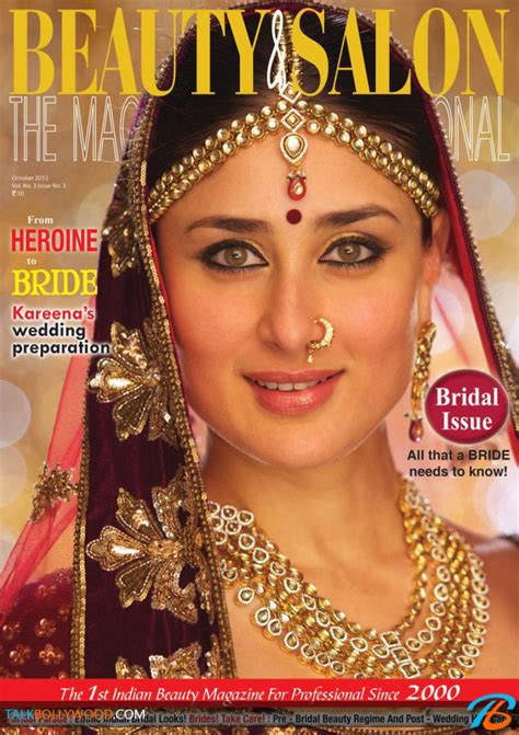 Maybe you would like to learn more about one of these? Kareena Kapoor poses as a bride for Beauty & Salon ...