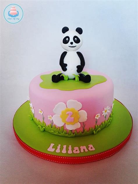 Panda Cake Decorated Cake By Bake My Day Cakesdecor