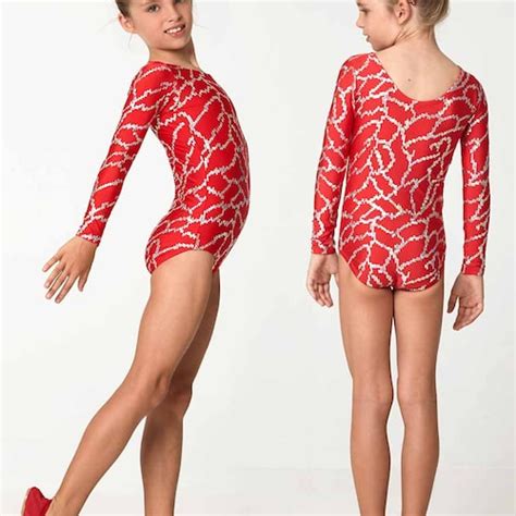Gymnastics Leotard Pattern Pdf Leotard Sewing Pattern Dance Etsy