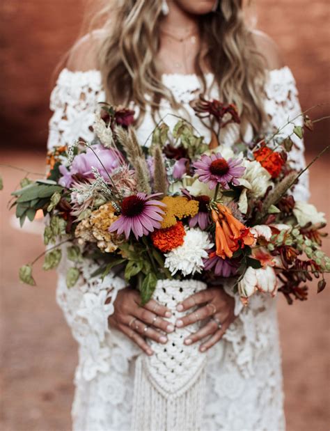 70s Inspired Bohemian Wedding Inspiration At The Quarai