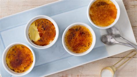 Classic creme brulee is made with 4 simple ingredients: Classic Crème Brûlée Recipe | Get Cracking