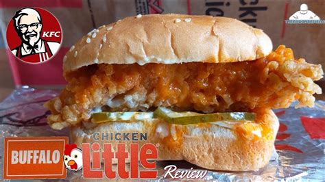 Kfc Buffalo Chicken Little Review 🐃🐤 Youtube