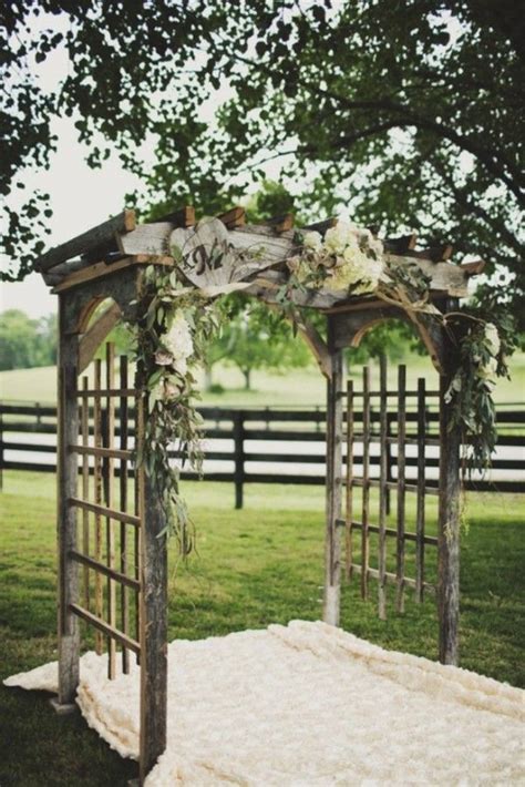 Outdoor Wedding Wood Arches Wedding Ceremony Decor Wooden Arch