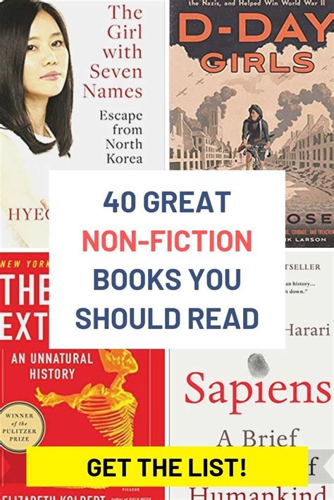 Our Big List Of 40 Great Non Fiction Books You Should Read To Feel