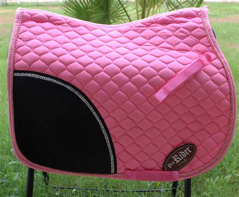 Horse Quilted English Saddle Pad Tack Trail Riding Turquoise 72f01 Ebay