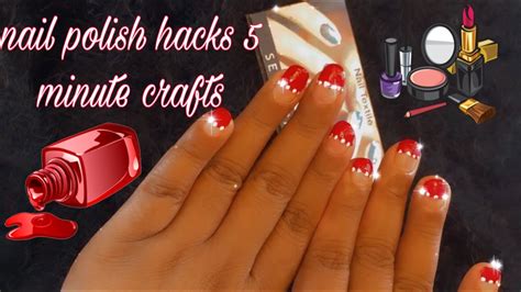 nail polish hacks 5 minute crafts|| 15 October 2020|| - YouTube