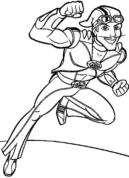 Sportacus Coloring Pages To Print Free Printable Coloring Pages
