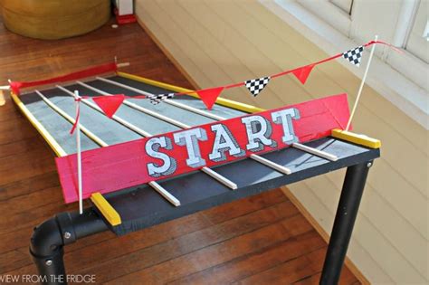 Diy Pvc Wood Race Track View From The Fridge Hot Wheels Race