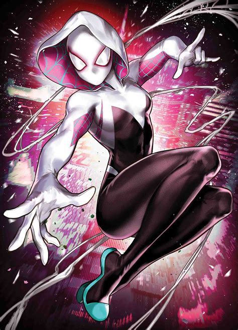 Aug180857 Spider Gwen Ghost Spider 1 Sujin Jo Marvel Battle Lines