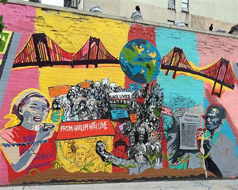 A Mural Celebrating History In The West Harlem Community Columbia