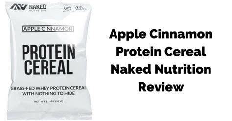 Apple Cinnamon Protein Cereal Health Workout Home Gym Nutrition