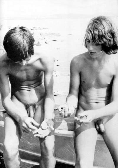 Vintage Naked Men Beach