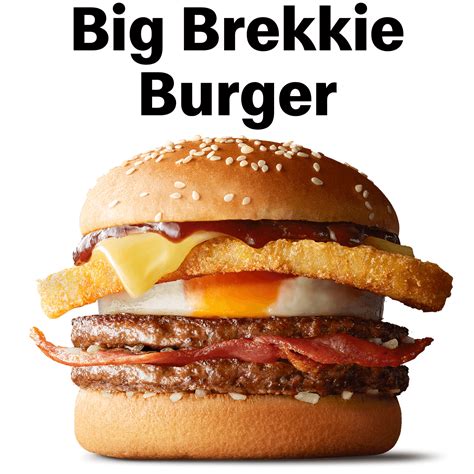 Big Brekkie Burger Mcdonalds Australia