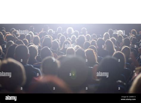Theater Audience Watching A Performance Stock Photo Alamy