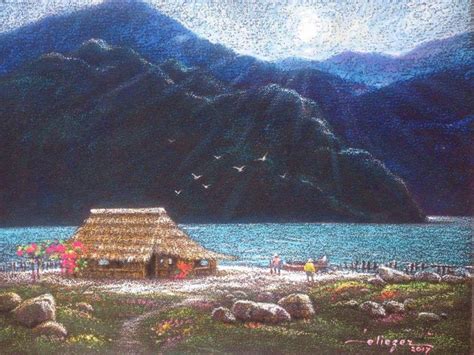 Nipa Hut Painting By Eliezer Dimaculangan Saatchi Art