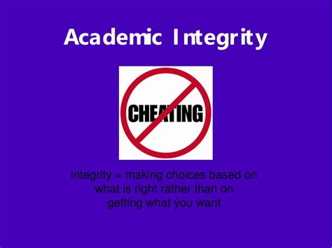 Ppt Academic Integrity Powerpoint Presentation Free Download Id