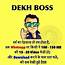 Dekh Boss Joke
