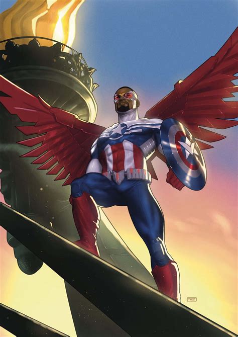 Download Marvel Falcon Logo Captain America Suit Wallpaper
