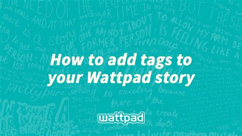 How To Add Tags To Your Wattpad Story Youtube