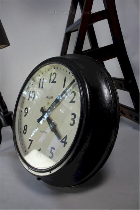 Antiques Atlas Large Industrial Clock By Smiths