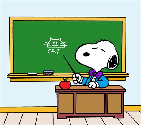 Snoopy As The World Famous School Teacher Snoopy Snoopy School