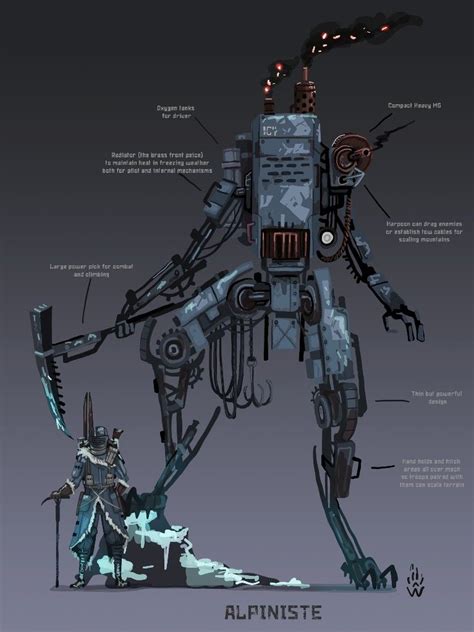 Fantasy Concept Art Robot Concept Art Armor Concept Sci Fi Fantasy