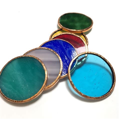 Colorful Stained Glass Circles For Your Mosaic Projects