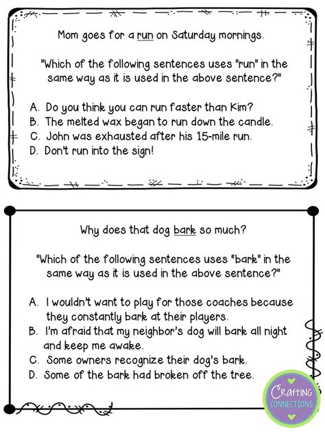 The first compound words activity for younger readers can begin with thecompound words picture cards clip cards. Multiple Meaning Words Anchor Chart {freebies included ...