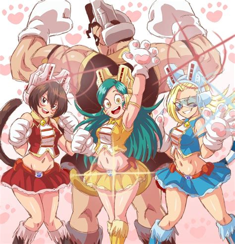 Wild Wild Pussycats Anime Hero Academia Characters
