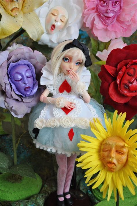 Alice In Wonderland Talking Flowers Serendipity By Etsy