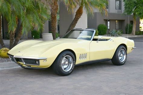 68 Corvette Convertible With 4 Speed Manual Transmission In Great