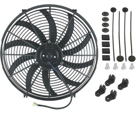 American Volt 16 Inch Slim Electric Radiator Cooling Fan Pusher Puller