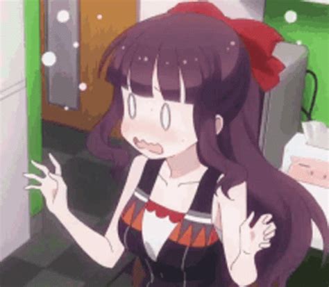 Nervous Scared GIF Nervous Scared Anime Discover And Share GIFs