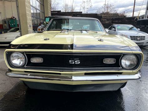 1968 Chevrolet Camaro Ss 76250 Miles Butternut Yellow 350 V8 Engine 4