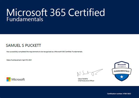 Microsoft 365 Certified Fundamentals Ms 900 Certification Sspiv