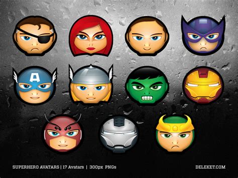 Superhero Avatars By Deleket On Deviantart