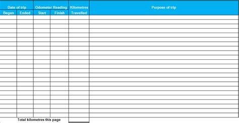 Vehicle Log Book Template Word Excel Pdf Excel Tmp