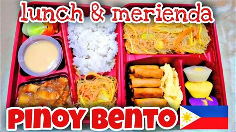 Pinoy Bento Version 20 All Filipino Food Lunch And Merienda Food