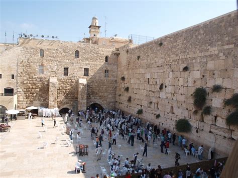 View Of The Western Wall From The Way To The Temple Mount Flickr