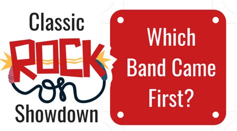 Classic Rock Showdown Which Band Came First Classic Rock Bands Fun Online Quizzes First