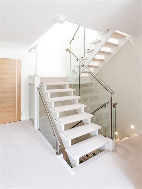 Oak Glass Staircase Bespoke Staircases Neville Johnson